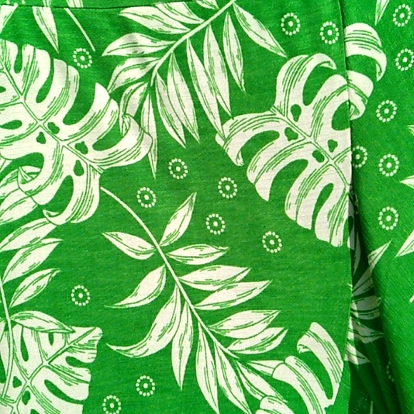 Nwt Kelly Green Print Skirt (1X) - Picture 3 of 10